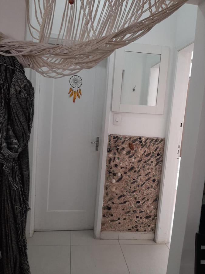 Apartamento Vento E Mar - 2 Quartos Com Sacada Na Quadra Da Praia Do Gonzaga Santos Kültér fotó
